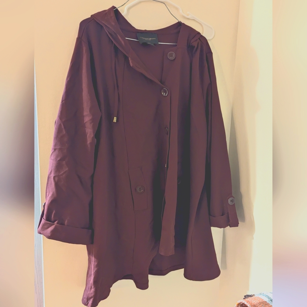 Burgundy light sport jacket